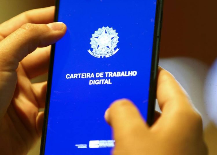 Carteira de trabalho digital.